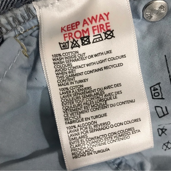 BDG Urban Outfitters Medium Wash Dad Slim Straight Leg Cropped Jean - Picture 10 of 11